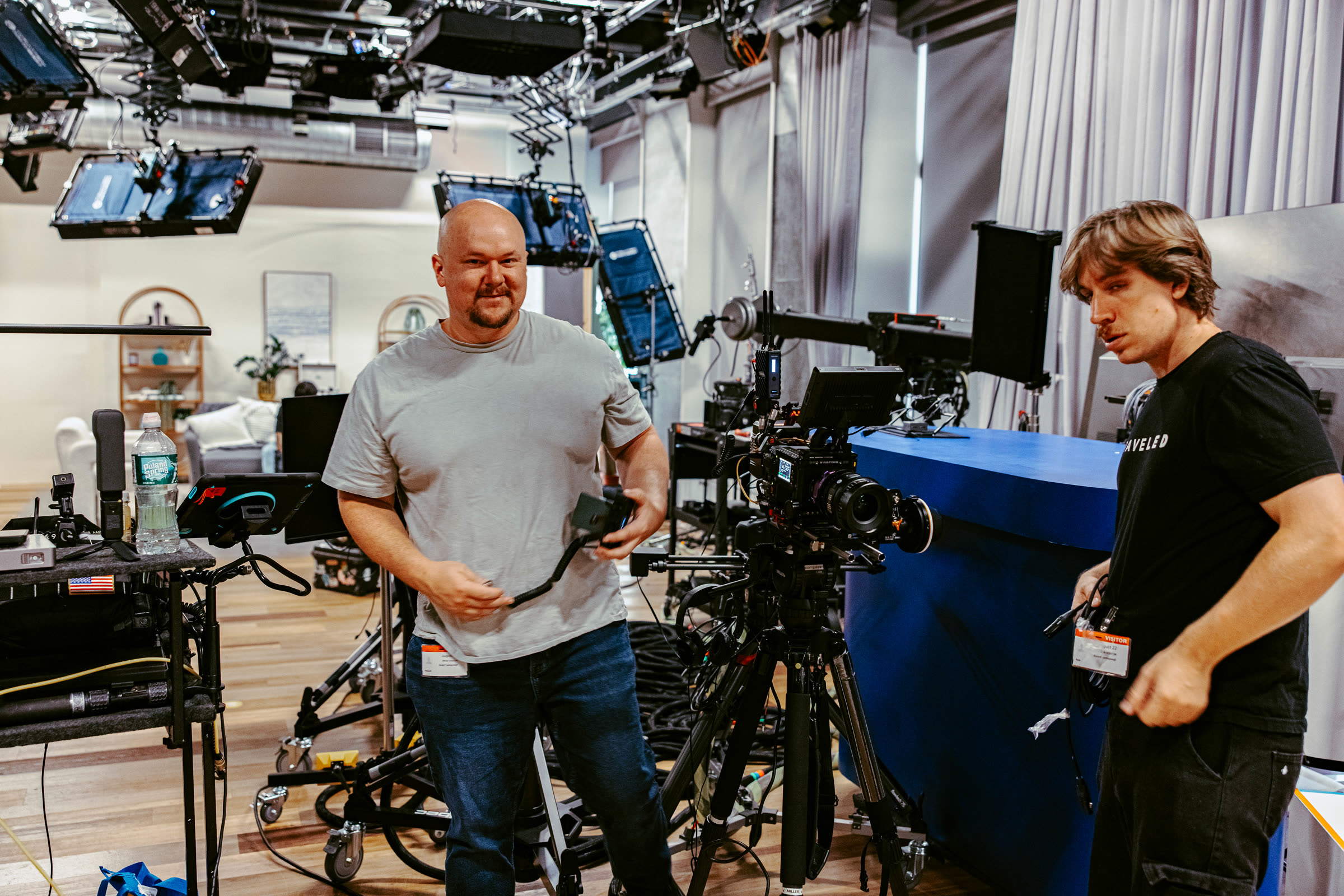 On-set production photography for Amazon HYDP