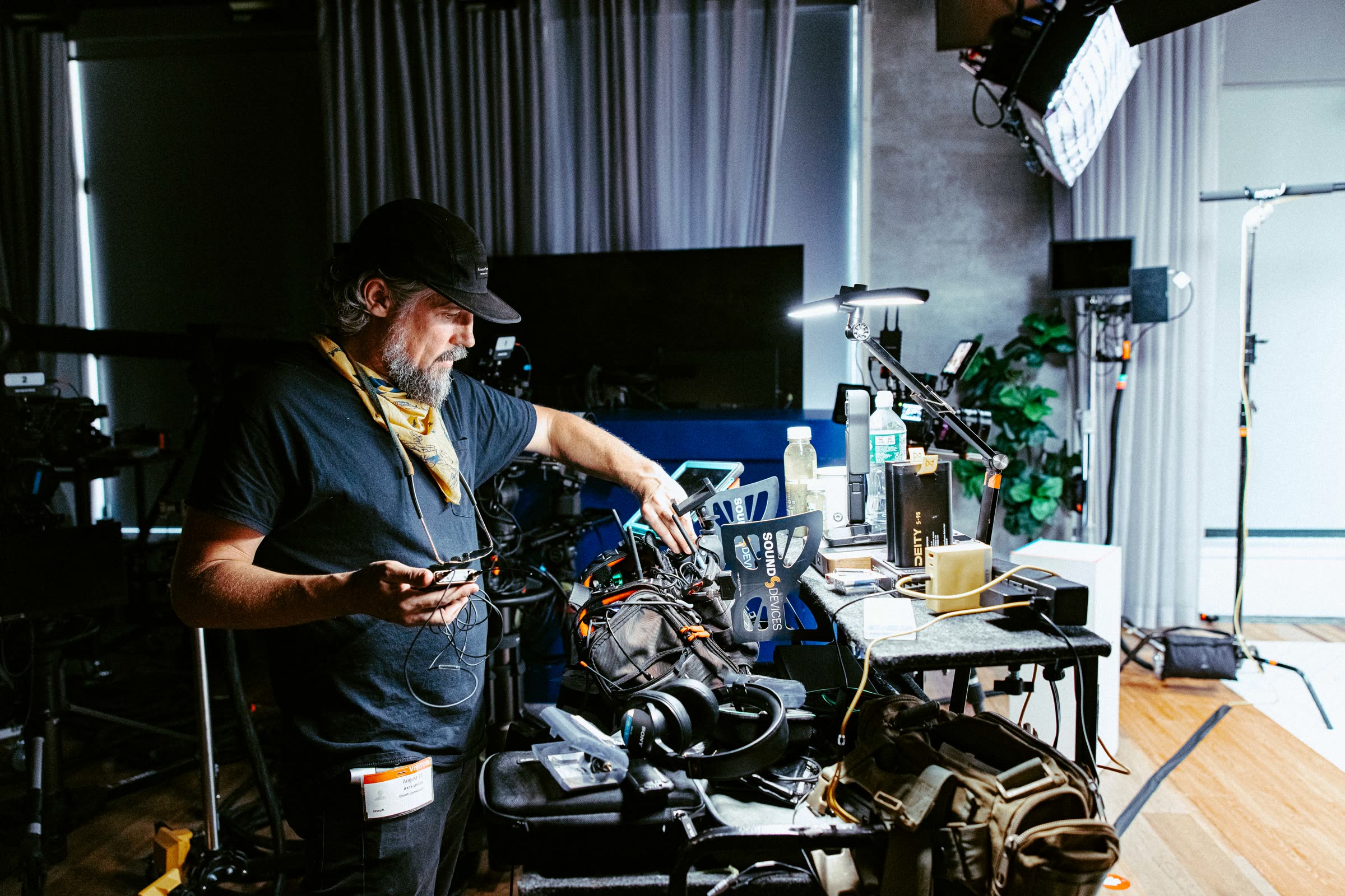 On-set during an Amazon HYDP shoot
